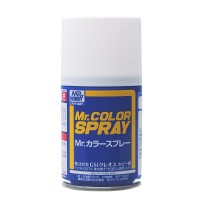 Аэрозольная краска White / Белый Mr. Color Spray (100 ml) S1