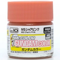 Акриловая краска на нитро основе Gundam Color (10ml) MS Char's Pink / Розовый Mr.Color UG10