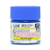 Акриловая краска на нитро основе Gundam Color (10ml) Light Blue / Светло-Голубой Mr.Color UG14