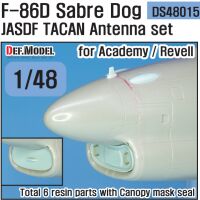 F-86D Sabre dog TACAN Antenna set (for Academy/ Revell 1/48)