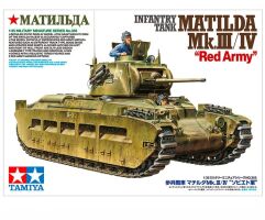 Сборная модель 1/35 Танк Матильда MK III/IV RED ARMY Тамия 35355