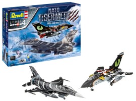 Build Model 1/72 Airplane Tornado and F-16 NATO Tiger Meet 60th Anniversary Gift Set Revell 05671