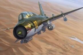 Buildable model attack aircraft Su-17UM3 Fitter-G