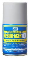 Mr. Surfacer 1000, Mr. Hobby spray, 100 ml. / Серый грунт-шпатлевка в аэрозоле