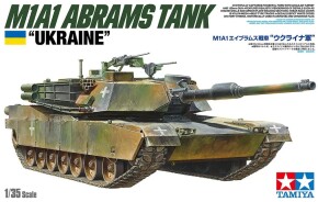 Scale model 1/35 tank "Abrams" Ukraine M1A1 Tamiya 25216