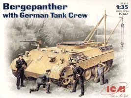 Bergepanther з німецьким танковим екіпажем