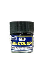  RLM70 Black Green semigloss, Mr. Color solvent-based paint 10 ml /  Чёрно-Зелёный полуглянцевый