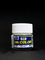 Flat White, Mr. Color solvent-based paint 10 ml. / Белый матовый