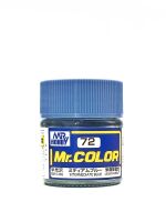 Intermediate Blue semigloss, Mr. Color solvent-based paint 10 ml / Промежуточный синий полуглянцевый