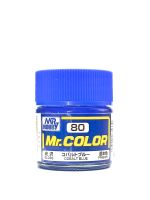 Cobalt Blue gloss, Mr. Color solvent-based paint 10 ml. (Кобальт Синий глянцевый)