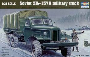 Збірна модель 1/35 Радянська військова вантажівка ЗІЛ-157К Trumpeter 01003