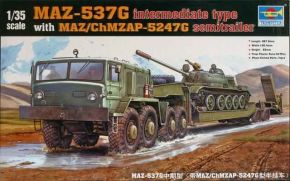 MAZ-537G intermediate type with MAZ/ChMZASP 5247G semi-trailer