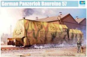 Збірна модель 1/35 Німецький броневоз Panzerlok BR57 Trumpeter 00219