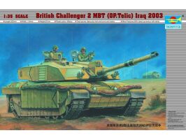 Збірна модель 1/35 Британський ОБТ Challenger 2 (OP. Telic) Ірак 2003 г. Trumpeter  00323