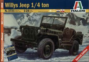 обзорное фото Willys Jeep 1/4 ton Автомобілі 1/24