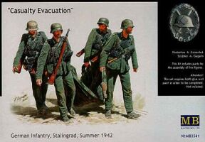 Евакуація поранених німецької піхоти 1942 р