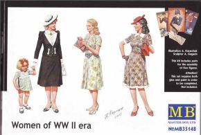 обзорное фото  WOMEN OF THE WORLD WAR II ERA MODEL FIGURES Фігури 1/35