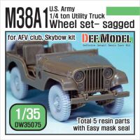 US M38A1 4X4 truck Sagged Wheel set 