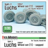  German Luchs 8X8 Dunlxp Sagged Wheel set-1 