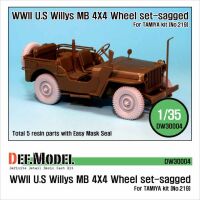  Willys MB 4x4 Truck Wheel set 
