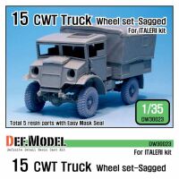 WW2 British 15 CWT Truck wheel set