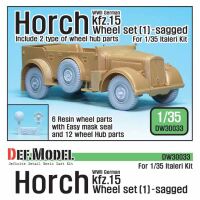 German Horch kfz.15 Wheel set 1 
