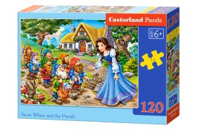 обзорное фото Пазл Snow White and the Dwarfs - Белоснежка и Гномы 120 шт 120 элементов