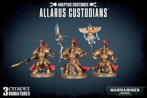обзорное фото ADEPTUS CUSTODES ALLARUS CUSTODIANS Кустодійці