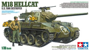 Сборная модель 1/35 истребитель танков М18 Hellcat Хеллкет США Тамия 35376