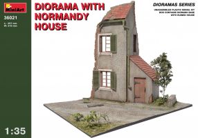 Диорама с нормандским домом