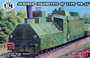 обзорное фото Armored locomotive of type "PR-43"  Залізниця 1/72