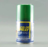 Аэрозольная краска Bright Green / Яркий Зеленый Mr.Color Spray (100 ml) S66
