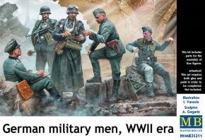 обзорное фото "German military men, WWII era" Фігури 1/35