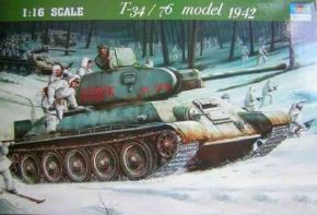 обзорное фото T-34/76 Model 1942 Бронетехніка 1/16