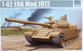 Збірна модель 1/35 Радянський основний бойовий танк T-62 ERA Mod.1972 Trumpeter 01549