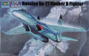 Збірна модель 1/72 Винищувач Су-27 Б Trumpeter 01660