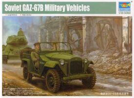 Збірна модель 1/35 Радянський військовий автомобіль ГАЗ-67Б Trumpeter 02346