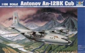 обзорное фото Antonov An-12BK CUB Самолеты 1/100