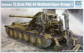 обзорное фото 12.8cm PAK 44 Waffentrager Krupp 1 Бронетехніка 1/35
