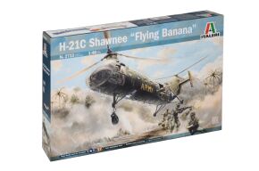 обзорное фото H-21C Shawnee Flying Banana  Гелікоптери 1/48