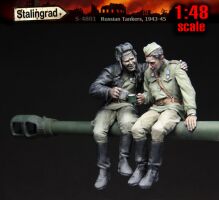 обзорное фото Радянські танкісти, 1943-1945 Фігури 1/48