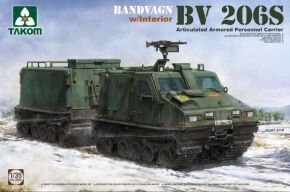 Збірна модель 1/35 Гусеничний двосекційний всюдихід Bandvagn Bv 206S Takom 2083