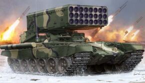 обзорное фото Russian TOS-1A Multiple Rocket Launcher Реактивна система залпового вогню