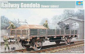 Сборная модель 1/35 Гондолы немецкой железной дороги (нижние стороны) Трумпетер 01518