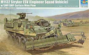 M1132 Stryker Engineer Squad Vehicle w/SMP-Surface Mine Plow/AMP