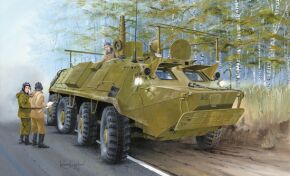 Збірна модель 1/35 Бронетранспортер BTR-60PU Trumpeter 01576