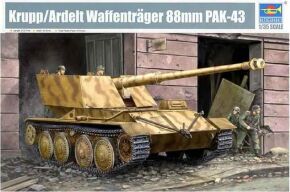 Збірна модель 1/35 Німецька САУ Krupp/Ardelt Waffentrager 88mm PAK-43 Trumpeter 01587