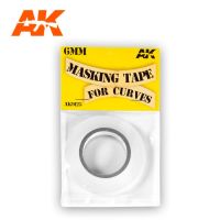 обзорное фото Masking Tape for Curves 6 mm / Маскировочная лента 6 мм для закруглений  Маскировочные ленты