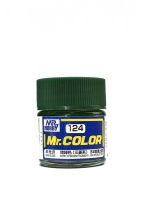 Dark Green Mitsubishi semigloss IJN Aircraft WWII, Mr. Color solvent-based paint 10 ml.