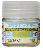 AQUEOUS HOBBY COLOR PREMIUM CLEAR (FLAT) / Акриловый матовый лак на водной основе